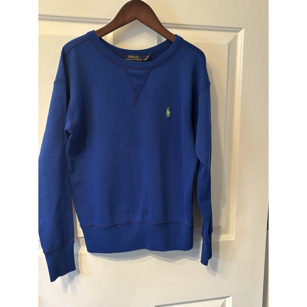 Polo Ralph Lauren  Men's Preppy  Blue Sweatshirt ~ Size Adults XS